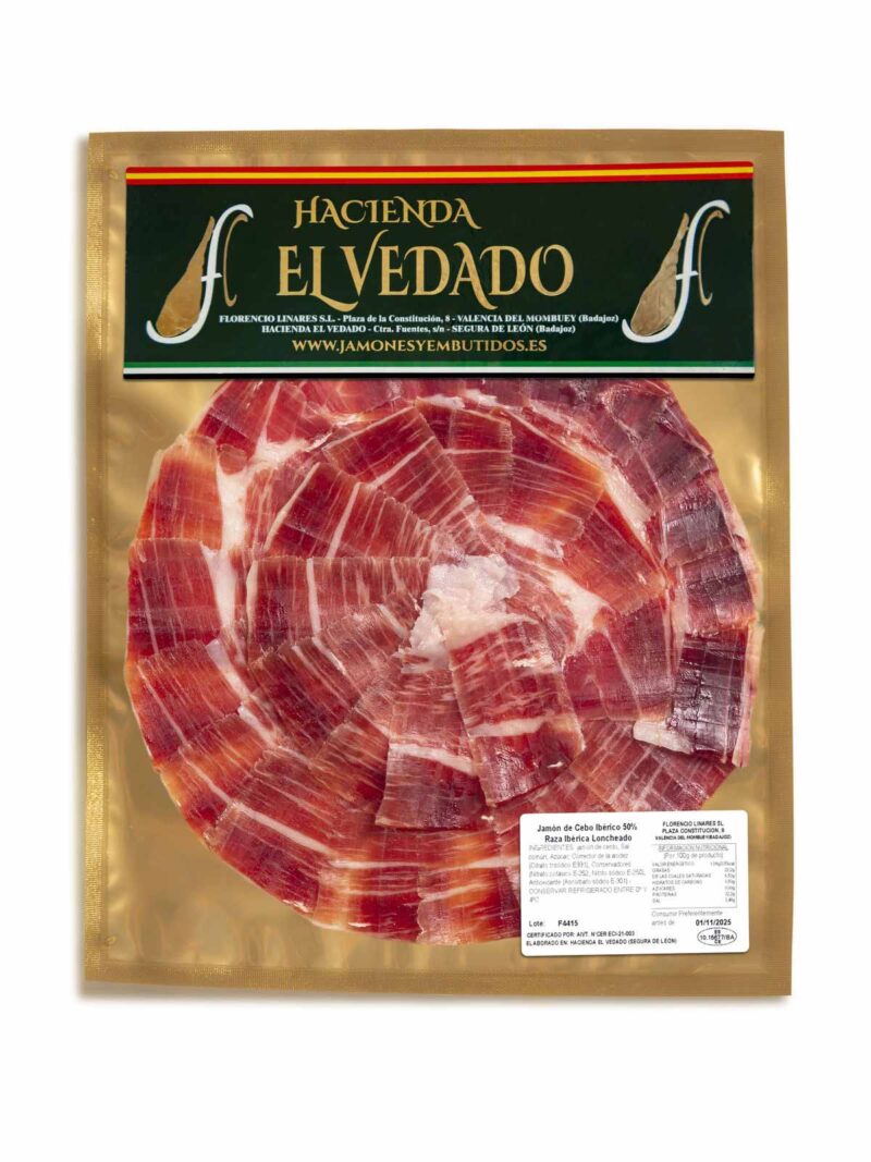 Loncheado de Jamón de Cebo Ibérico 50% Raza Ibérica