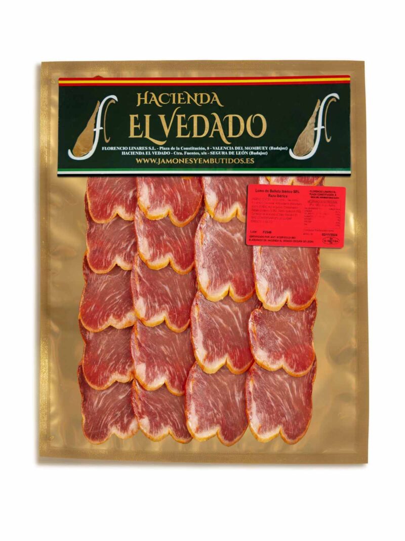Loncheado de Lomo de Bellota Ibérico 50% Raza Ibérica