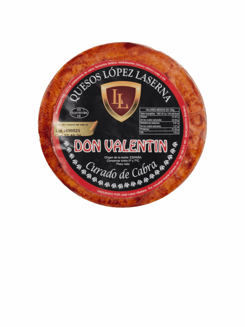 Queso de cabra Don Valentín curado