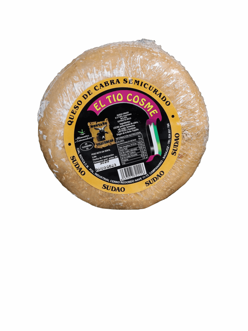 Queso de cabra semicurado Tio Cosme